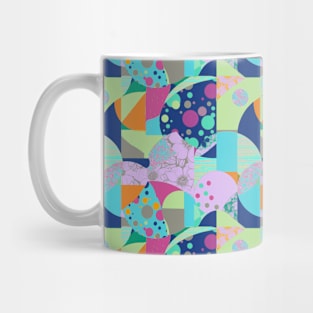 Collage digital texture Mug